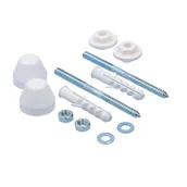 Akcesoria do armatury i ceramiki - Onnline Śruby mocujące do pisuaru białe - miniaturka - grafika 1