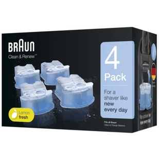 Braun CCR4 WKŁAD PŁYN Clean & Renew do golarek Lemon WROCŁAW CCR4 - Akcesoria i części do maszynek do golenia - miniaturka - grafika 1