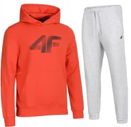 Dresy męskie - 4F MÄSKI DRES BAWEĹNA KOMPLET BLUZA SPODNIE / rozm XL - miniaturka - grafika 1