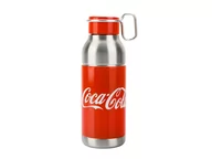 Shakery i bidony sportowe - Bidon termiczny 0,650 L. ELITE  THERMAL MIA COCA-COLA RED/SILVER - miniaturka - grafika 1