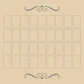 Ezoteryka - Obrus Lenormand Wielka Tablica - akcesoria - miniaturka - grafika 1