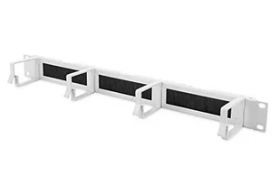 Digitus Professional DN-97662 kabel uchwyt z listwami z szczotka do szafek "1HE" manewrowych, 48,26 cm (19 cale) Szary DN-97662 - Akcesoria do serwerów - miniaturka - grafika 2