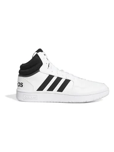 adidas Sneakersy "Hoops 3.0" w kolorze biało-czarnym - Trampki męskie - miniaturka - grafika 1