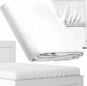 Prześcieradła - Deco4Home Prześcieradło Microsatyna Pure 160x200cm Białe - miniaturka - grafika 1