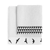 Ręczniki - Zestaw 2 bawełnianych ręczników Blanc Trip - miniaturka - grafika 1