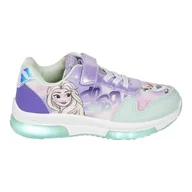 Buty dla dziewczynek - CERDÁ LIFE'S LITTLE MOMENTS Sportowa podeszwa PVC ze światłami Kraina lodu, Trampki dziewczęce, Liliowy, 30 EU - miniaturka - grafika 1