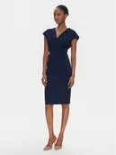 Sukienki - Rinascimento Sukienka koktajlowa CFC0122760003 Granatowy Regular Fit - miniaturka - grafika 1