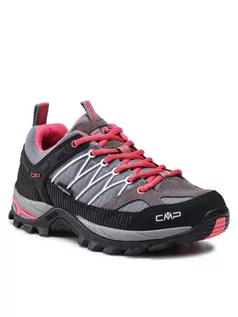 Buty trekkingowe damskie - CMP Trekkingi Rigel Low Wmn Trekking Shoe Wp 3Q54456 Szary - grafika 1