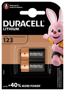 Duracell CR123A Ultra 2szt blister - Baterie i akcesoria - miniaturka - grafika 2