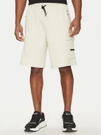 Spodenki męskie - EA7 Emporio Armani Szorty sportowe 7M000326 AF12660 U1112 Écru Regular Fit - miniaturka - grafika 1