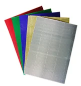 Dekoratorstwo - Tektura falista metalizowana 5 kolorów Titanum - miniaturka - grafika 1