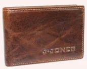 Gadżety dla niej i dla niego - Portfel Skórzany Jennifer Jones Skóra Licowa Mały Poziomy Bez Zapięcia 5538 10 x 7 x 2 [cm] - miniaturka - grafika 1