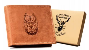 Portfel skórzany Always Wild j. brązowy N992-CHM-DOG - Portfele - miniaturka - grafika 1