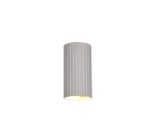 Lampy ścienne - SOKA 267700265 kinkiet kaszmirowa ryflowana tuba 2xGU10 światło góra dół - miniaturka - grafika 1