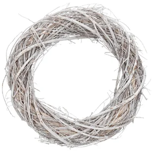 WIANEK WIKLINOWY WIANEK Z PATYKÓW 20CM STROIK - Dekoracje domu - miniaturka - grafika 1