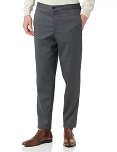 SELECTED HOMME Męskie spodnie SLHSLIMTAPE-DANN Flex ANK Pants B NOOS, ciemnoszare, 36/34, ciemnoszary, 36W / 34L - Spodenki męskie - miniaturka - grafika 1