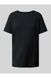T-shirt z prążkowanym okrągłym dekoltem - Sloggi - Koszulki i topy damskie - miniaturka - grafika 1