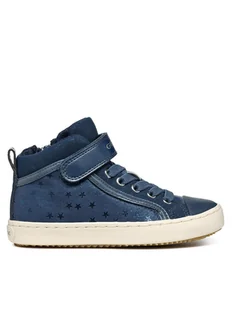 Geox Sneakersy J Kalispera Girl J744GI 0DHAJ C4005 M Granatowy - Buty dla dziewczynek - miniaturka - grafika 1