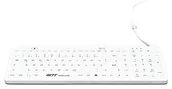 Klawiatury - Gett TKG-110-GCQ-MED-AM-IP68-BACKL-WHITE-USB - Keyboard - Backlit - USB - German - White KG24229 - miniaturka - grafika 1