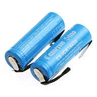 Ładowarki i akumulatory - Ogniwa ICR14430 650Ah 2.41Wh Li-Ion 3.7V bez zab z blaszkami z okrągłymi otworami po jednej stronie zestaw 2 szt (Cameron Sino) - miniaturka - grafika 1