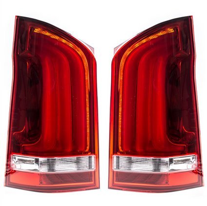 Zestaw Lamp Tylnych Dynamic LED BAR Red MERCEDES VITO W447 przed liftem 2014-2019