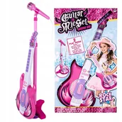 Instrumenty muzyczne dla dzieci - Gitara Elektryczna Mikrofon Karaoke Dla Dzieci - miniaturka - grafika 1