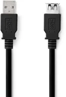 Kable komputerowe i do monitorów - Nedis CCGL61010BK10 kabel USB USB 3.2 Gen 1 3.1 Gen 1 1 m USB A Czarny - miniaturka - grafika 1