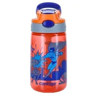 Bidony dla dzieci - Contigo Bidon dla dzieci Contigo Gizmo Flip 420 ml Nectarine Superhero 1000-0745 - miniaturka - grafika 1