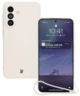 Etui i futerały do telefonów - Bizon Silikonowe etui z pierścieniem magnetycznym Case Silicone Magnetic Sq do Galaxy A36 5G, beżowe - miniaturka - grafika 1