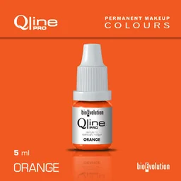 Pigment do makijażu permanentnego Bioevolution Orange Qline Pro 5ml - Pozostałe akcesoria kosmetyczne - miniaturka - grafika 1
