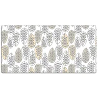 Podkładki na biurko - Podkładka na biurko Grafika liści vintage 120x60 cm - miniaturka - grafika 1