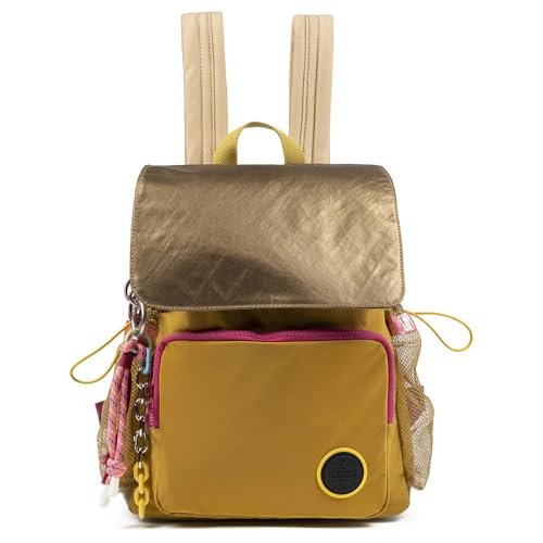 Munich Deep Recycled Fw25 Plecak C/Honey, Plecaki damskie, Citronier, Drzewo cytrynowe