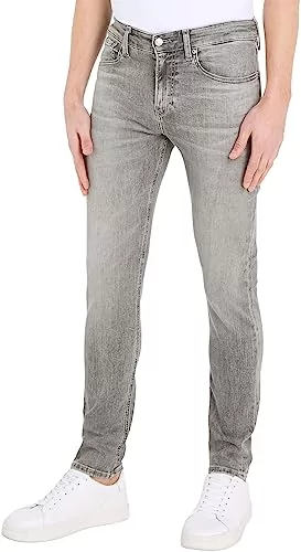 Calvin Klein Jeans Spodnie męskie skinny, Szary dżins, 33W / 34L - Ceny i  opinie na Skapiec.pl