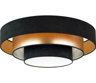 Lampy sufitowe - Duolla - LED Plafon LUNETA LED/26W/230V śr. 60 cm 4000K czarny/złoty - miniaturka - grafika 1