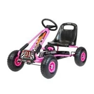 Jeździki dla dzieci - Gokart na pedały Razor różowy - miniaturka - grafika 1
