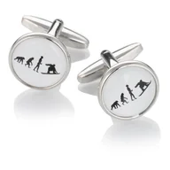 Spinki do mankietów i krawatów - Spinki do mankietów Snowboard Ewolucja X2 BOC361 - miniaturka - grafika 1