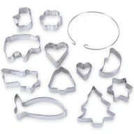 Formy do ciast - Wykrawacze do ciastek aluminiowe Boże Narodzenie świąteczne foremki do ciasteczek pierników wykrawania 10 el. - miniaturka - grafika 1