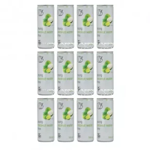 Quality Food Woda kokosowa z sokiem z limonki Zgrzewka 12 x 320 ml - Soki i napoje niegazowane - miniaturka - grafika 1