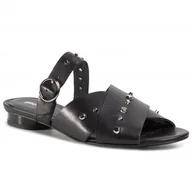 Klapki i japonki damskie - Klapki Gino Rossi Hoshi DLI771-CS4-0574-9900-0 Czarny - miniaturka - grafika 1