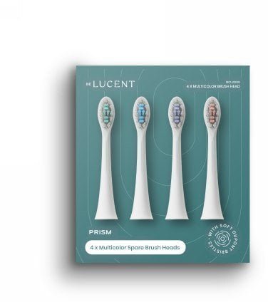 Końcówka Be Lucent Prism Heads wymienne końcówki szczoteczek 4 szt., multicolor