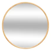 Lustra - Lustro ścienne KIM w drewnianej ramie, Ø 75 cm - miniaturka - grafika 1