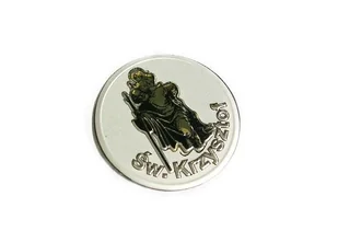 Emblemat święty Krzysztof alu - Akcesoria motoryzacyjne - miniaturka - grafika 1