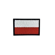Odzież taktyczna i umundurowanie - Patch - Naszywka na Rzep Flaga Polski 68mm x 44mm - miniaturka - grafika 1