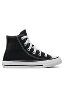Buty dla dziewczynek - Converse Trampki Chuck Taylor All Star Hi 3J231 Czarny - miniaturka - grafika 1