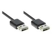 Kable USB - Good Connections Kabel USB 2.0 Easy A-A Czarny 3 m - miniaturka - grafika 1