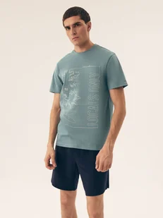 Piżama Surf 42598-77X Zielona - Piżamy męskie - miniaturka - grafika 1