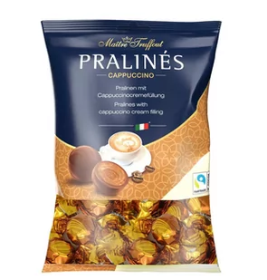 MaitreTruffout Praliny z Mlecznej Czekolady z Kremem Cappuccino 125 g - Inne słodycze - miniaturka - grafika 1