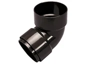 Rynny i akcesoria - Wavin Kolano 90x90/67 dwukielichowe, Kanion PVC brąz - miniaturka - grafika 1