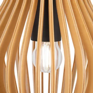 Drewniana lampa wisząca, nad stół MOD191PL-01W z serii ROOTS - Lampy sufitowe - miniaturka - grafika 2