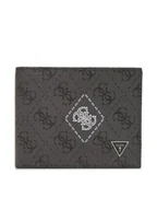 Portfele - Guess Duży Portfel Męski SMMACT LEA24 Szary - miniaturka - grafika 1